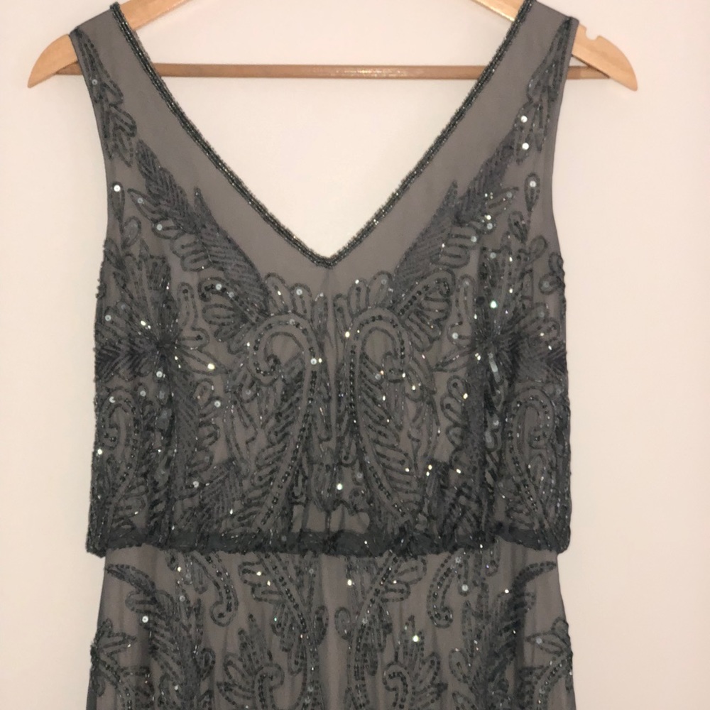 ADRIANA PAPELL Sequined Gown